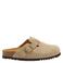 Scholl suède clogs beige
