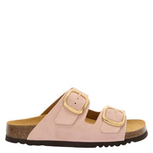 Noelle imitatieleren leren slippers lichtroze