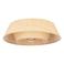 EGLO Marford Plafondlamp - E27 - Ø 50 cm - Zwart|Natuur|Raffia