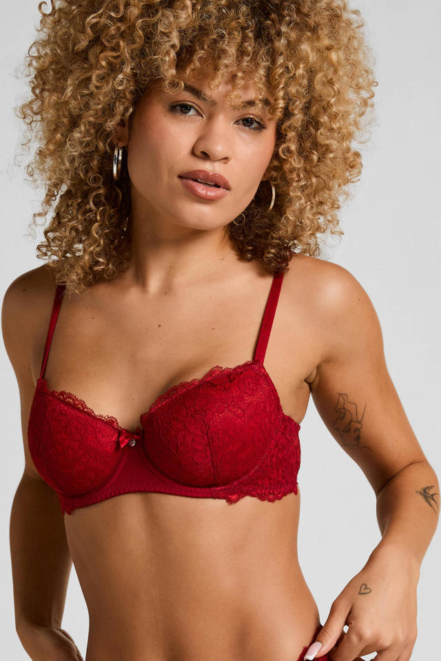 Voorgevormde beugel bh Marine - Groen - Voorgevormde Bh's - Hunkemöller