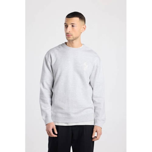 America Today sweater met backprint grijs afbeelding