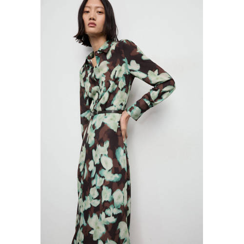 Mango blousejurk groen afbeelding