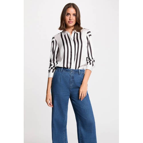 Morgan satijnen blouse wit afbeelding