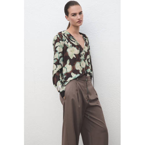 Mango blousetop bruin afbeelding