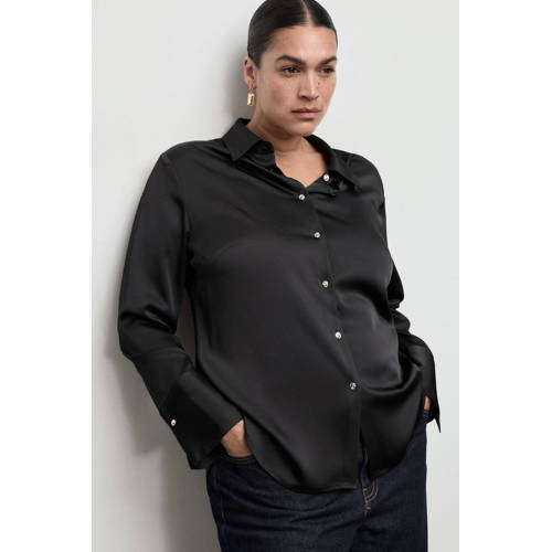 Mango satijnen blouse afbeelding
