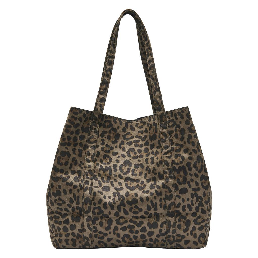 ONLY shopper ONLANNIKA met panterprint bruin
