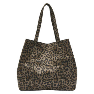 shopper ONLANNIKA met panterprint bruin