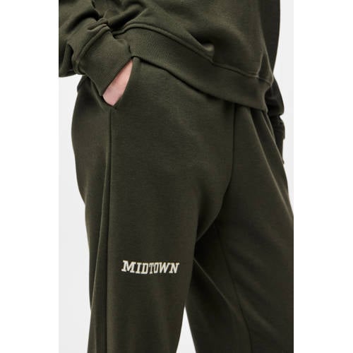 PIECES joggingbroek PCRISSO donkergroen afbeelding