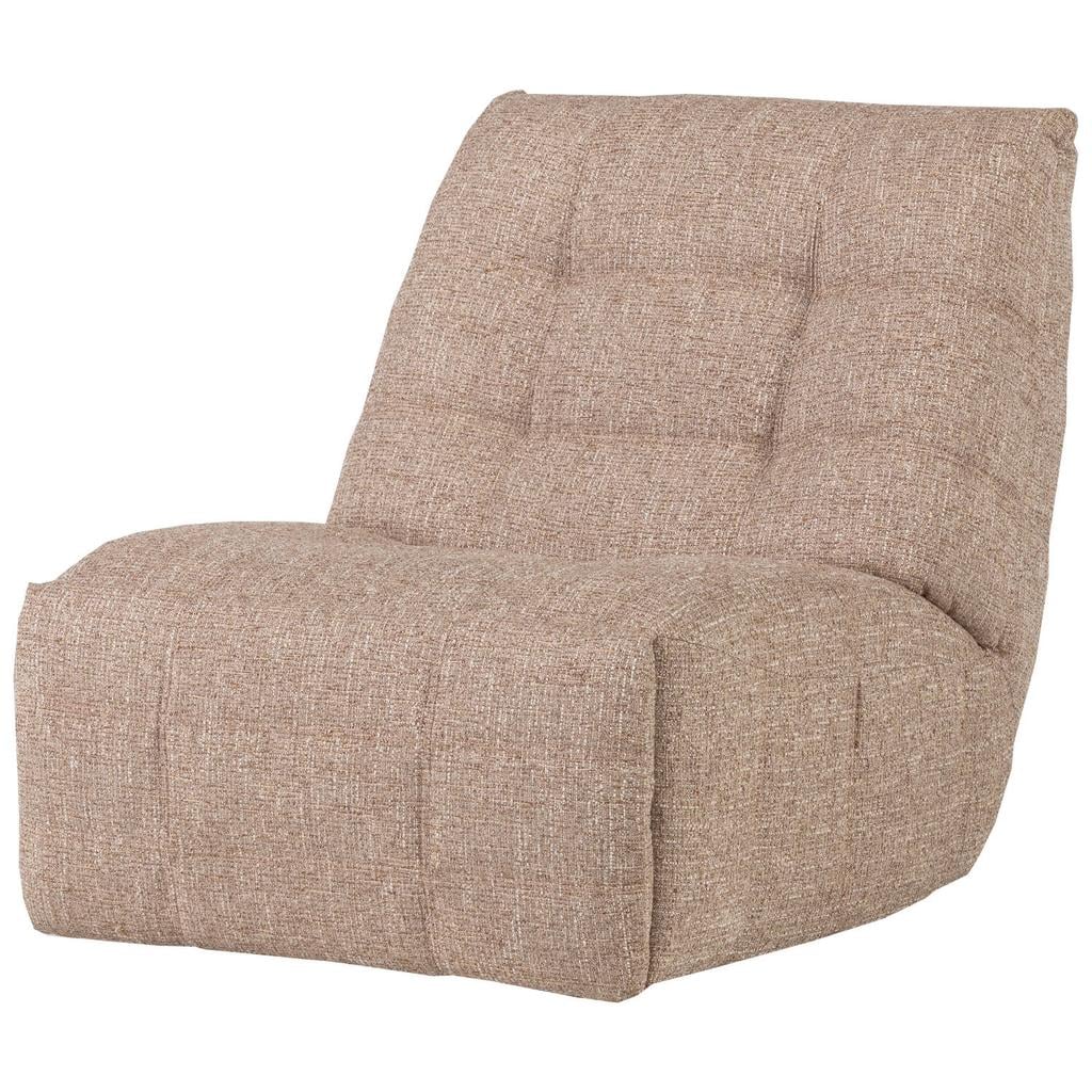 WOOOD WOOOD Hein Relaxfauteuil Elektrisch - Geweven Stof - Naturel Melange