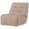 WOOOD WOOOD Hein Relaxfauteuil Elektrisch - Geweven Stof - Naturel Melange
