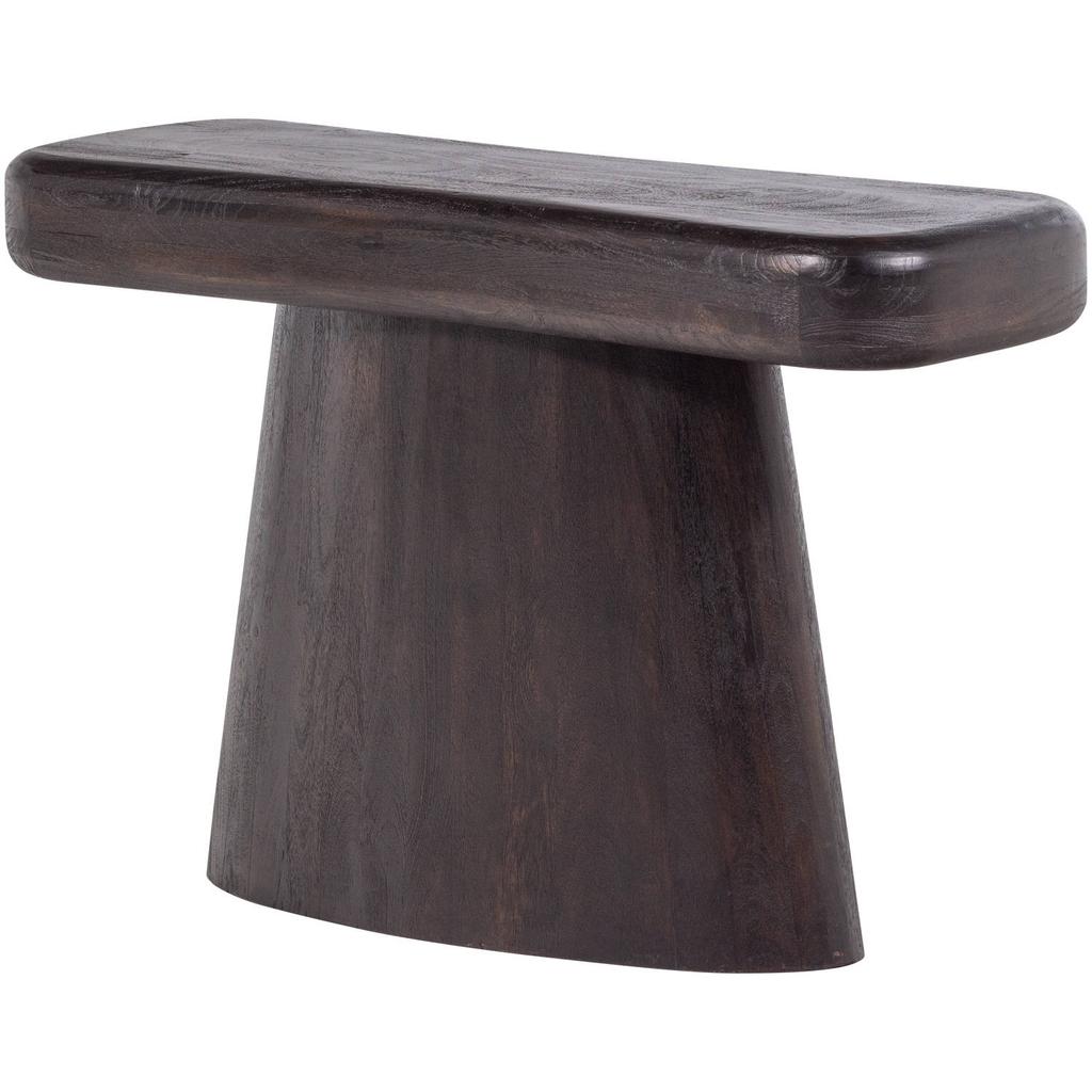 WOOOD WOOOD Amco Sidetable - Mango Hout - Zwart - 76x120x40