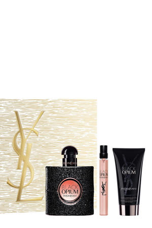 Black Opium Eau De Parfum Geschenkset - 50 ml + 10 ml+ Body Lotion 50 ml