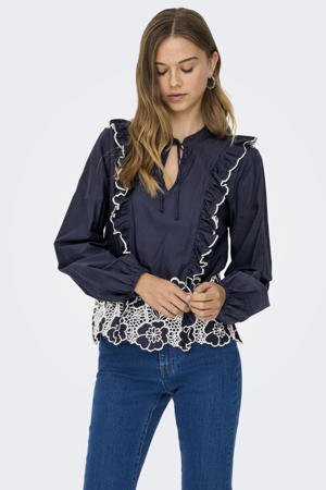 top donkerblauw
