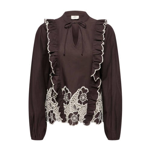 JDY top donkerbruin afbeelding