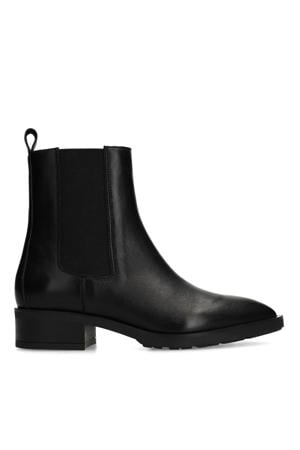 leren chelsea boots zwart