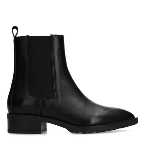 Manfield leren chelsea boots zwart afbeelding