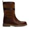 Manfield gevoerde leren laarzen cognac