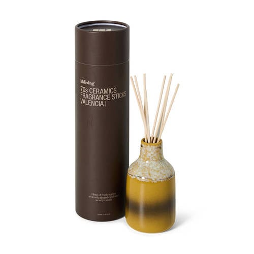 HKLIVING geurstokjes 70's ceramics - Valencia - 200 ml afbeelding
