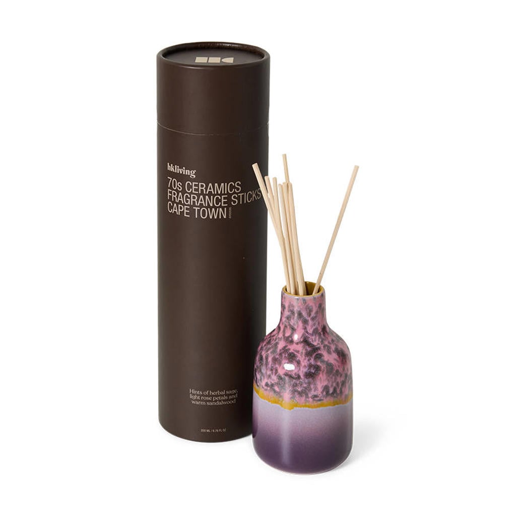 HKLIVING geurstokjes 70's ceramics - Cape Town - 200 ml