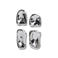 HKLIVING wandornament (set van 4) (41,5x26,5 cm)