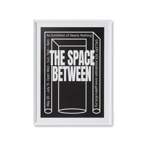 wanddecoratie Between space (87x118 cm)