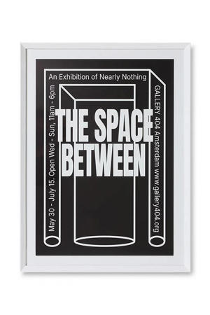 wanddecoratie Between space (87x118 cm)