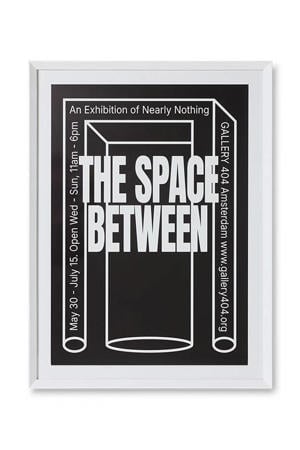 wanddecoratie Between space (87x118 cm)