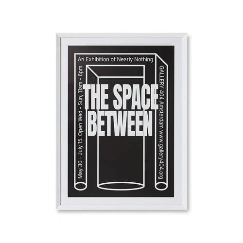 HKLIVING wanddecoratie Between space (87x118 cm) afbeelding