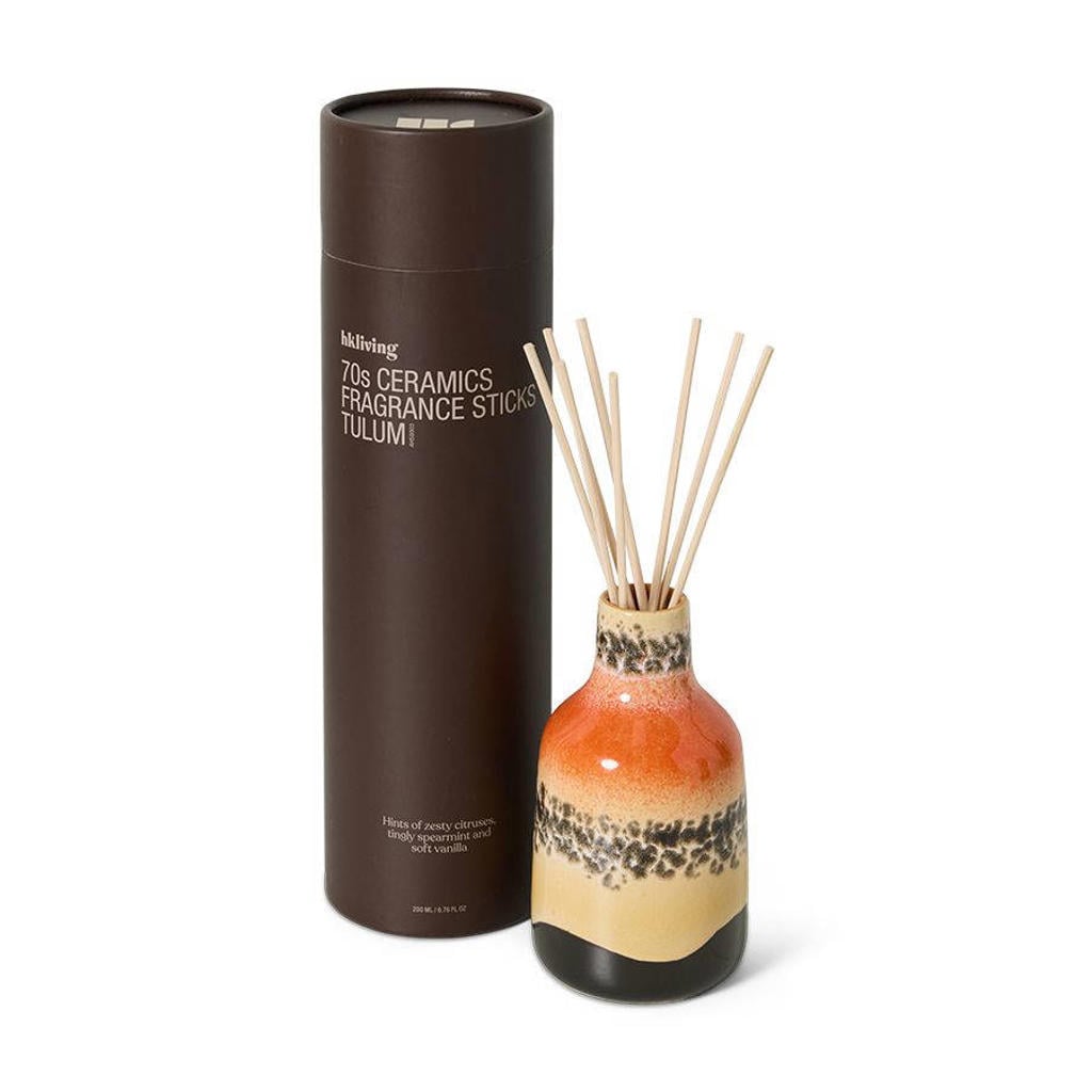 HKLIVING geurstokjes 70's ceramics - Tulum - 200 ml
