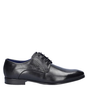 leren veterschoenen zwart