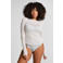Hunkemöller Super Soft boothals loungetop met kasjmier lichtgrijs