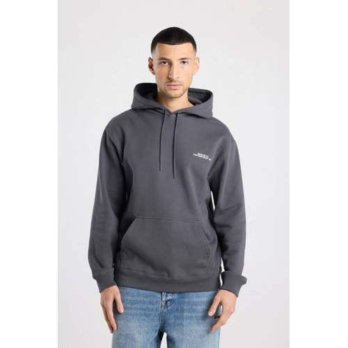 America Today hoodie met backprint grijs afbeelding