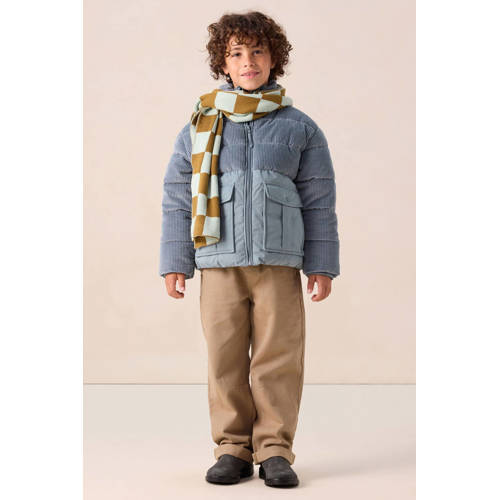 Sissy-Boy corduroy gewatteerde jas blauw afbeelding