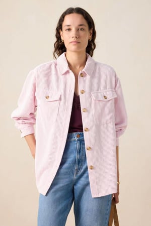 corduroy blouse lichtroze