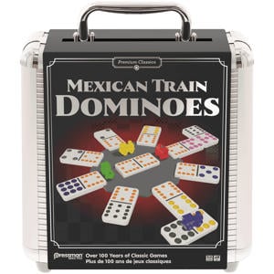Mexican Train Dominoes - Aluminum Case
