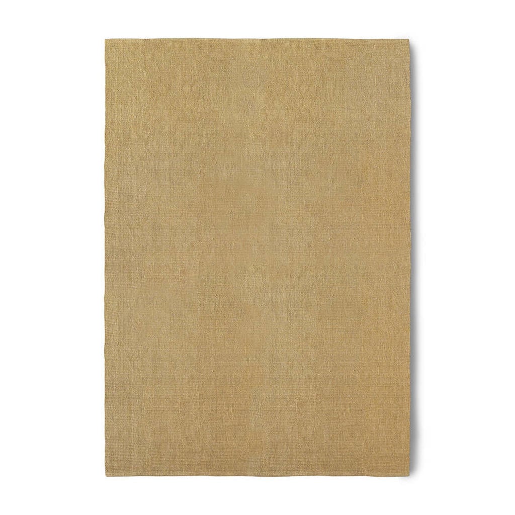 HKLIVING vloerkleed jute mosterd(340x240 cm)