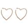 HARPER & YVE oorbellen Love zilverkleurig