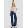 QS straight leg jeans dark blue denim