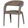 vtwonen vtwonen Arms Eetkamerstoel Vilt - Bruin - 80x60x54