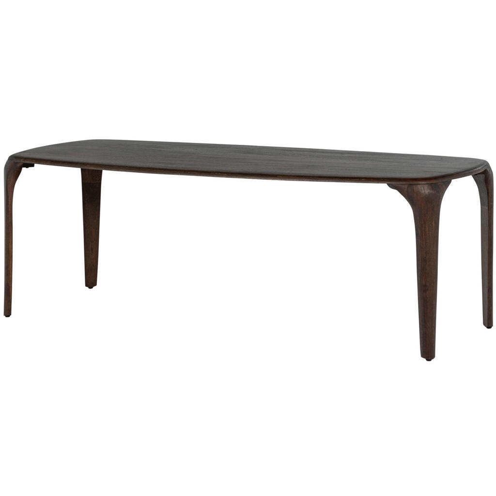 WOOOD WOOOD Fiore Eettafel - Mango Hout - Walnoot - 76x230x95