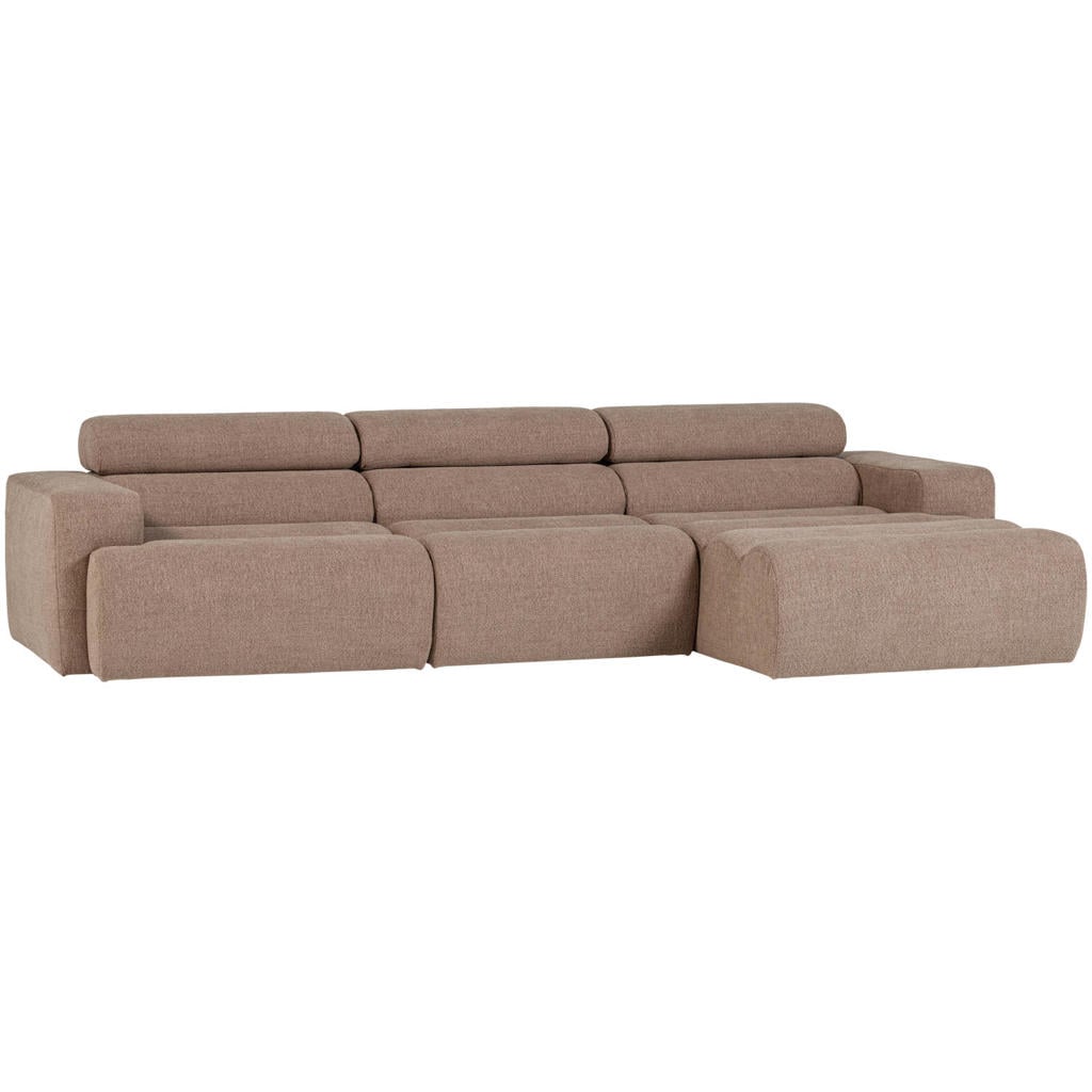 WOOOD hoekbank Novi hoek rechts - taupe