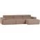 WOOOD WOOOD Novi Chaise Longue Bank Rechts - Polyester - Taupe