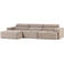 WOOOD hoekbank links Novi - naturel