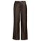 VILA straight coated broek donkerbruin