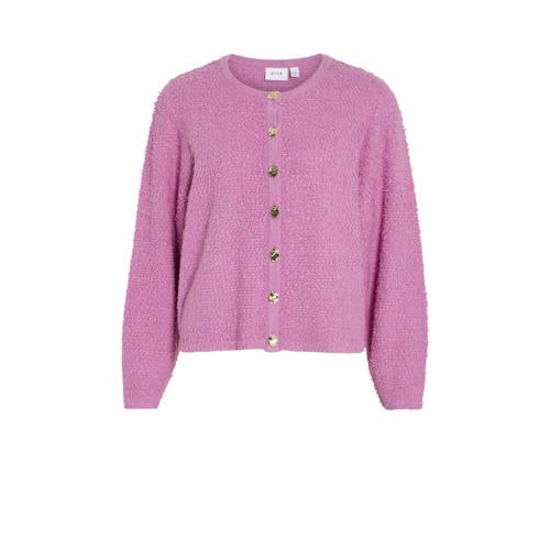 VILA gebreid vest roze afbeelding