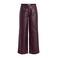 VILA straight coated broek donkerrood