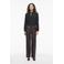 VILA high waist casual broek donkerbruin