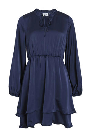 korte jurk donkerblauw