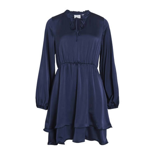 VILA korte jurk donkerblauw afbeelding