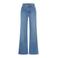 Claudia Sträter high waist wide leg jeans medium blue denim